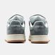 Gray retro sneakers with white stripes