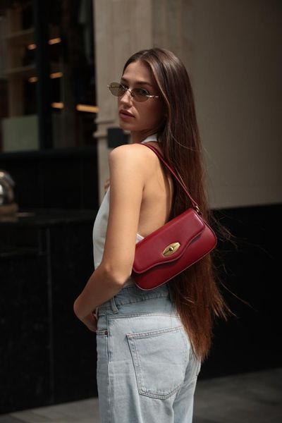 Merlot Bag Burgundy/Gold WM02801 фото