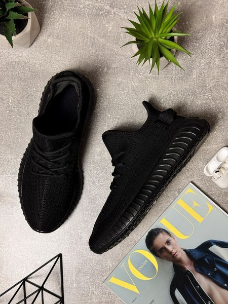 Черные кроссовки Boost 350 5874 фото
