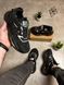 Black summer sneakers with silicone soles