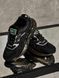 Black summer sneakers with silicone soles