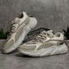 Beige lace-up sneakers