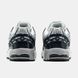 Gray athletic sneakers with mesh and accents
