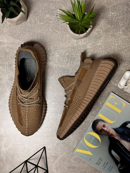 Коричневые кроссовки Boost 350 5762 фото