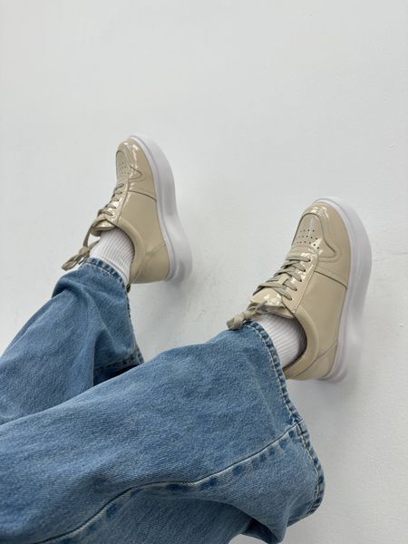 Кроссовки Classic Beige Lacquered 69905 фото