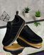 Black suede sneakers