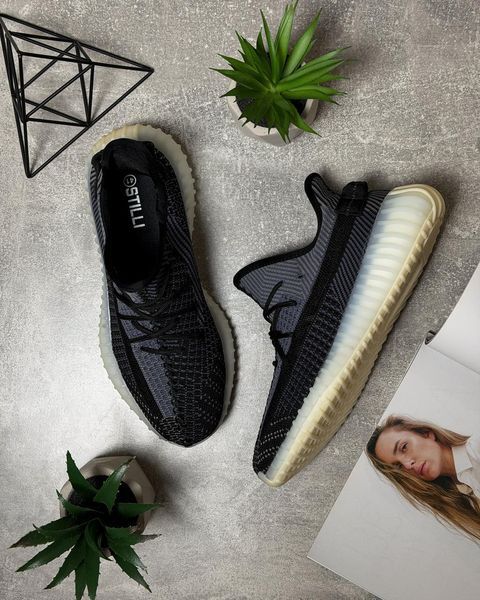 Черные кроссовки Boost 350 5883 фото