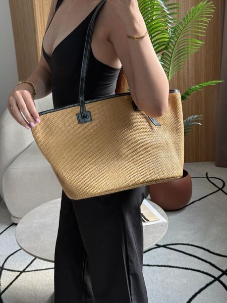 Solara Bag Raffia/Black WS00501 фото