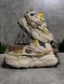 Beige suede lace-up sneakers