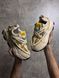 Beige suede lace-up sneakers
