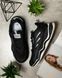 Black chunky sneakers