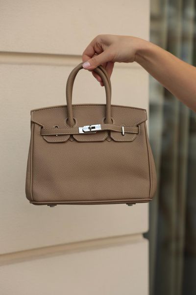 Rivet Bag Brown/Silver
