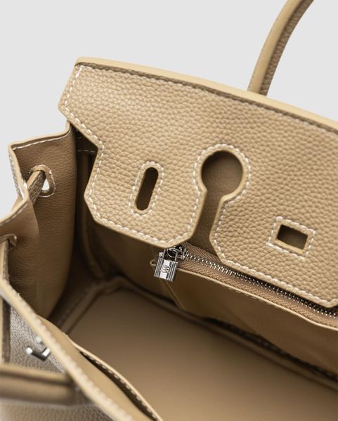 Rivet Bag Brown/Silver