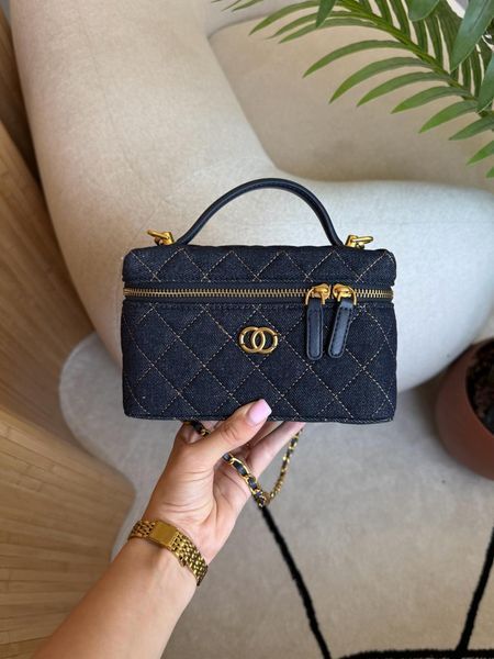 Quinn Bag Dark Denim/Gold WQ04101 фото