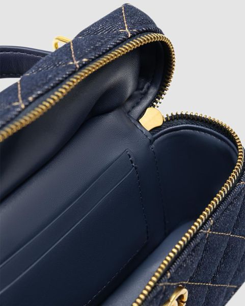 Quinn Bag Dark Denim/Gold WQ04101 фото