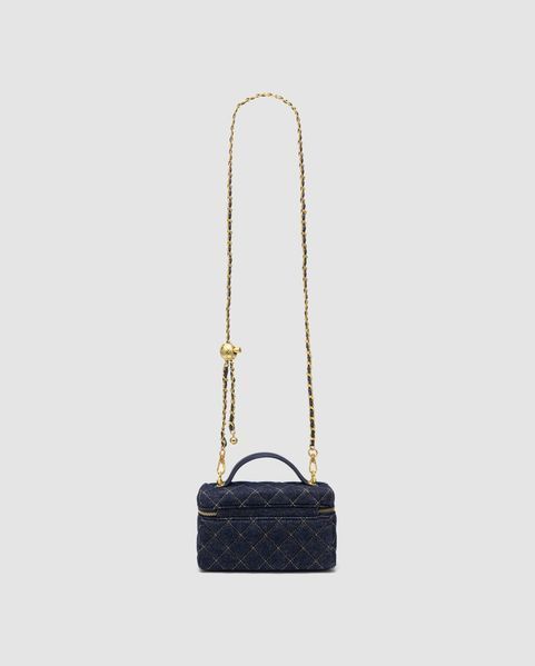 Quinn Bag Dark Denim/Gold WQ04101 фото