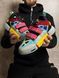 Colorful sneakers with Velcro straps