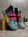 Colorful sneakers with Velcro straps