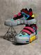Colorful sneakers with Velcro straps