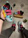 Colorful sneakers with Velcro straps