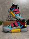 Colorful sneakers with Velcro straps