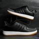 Men's black Air-style sneakers