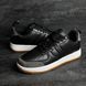 Men's black Air-style sneakers
