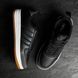 Men's black Air-style sneakers