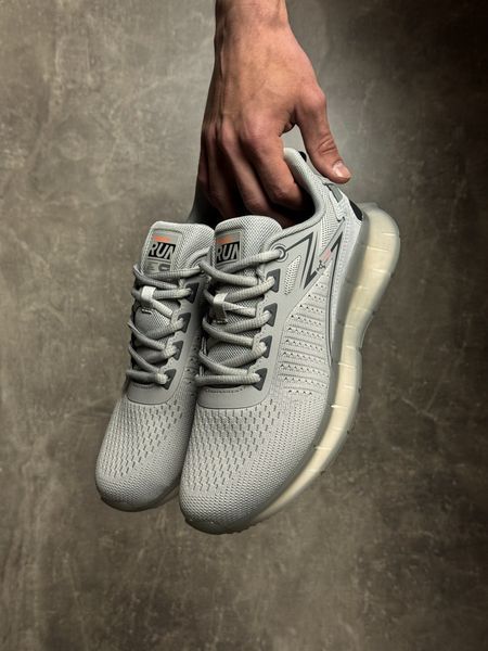 Gray summer sneakers